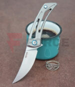 Сгъваем нож SRM Unicorn 7415-TZ 154CM Titanium Blue » Force.BG