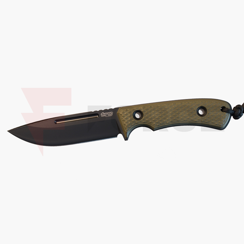 Фиксиран нож TRC Knives SOUTH POLE V4E DLC GREEN G-10 115мм » Force.BG