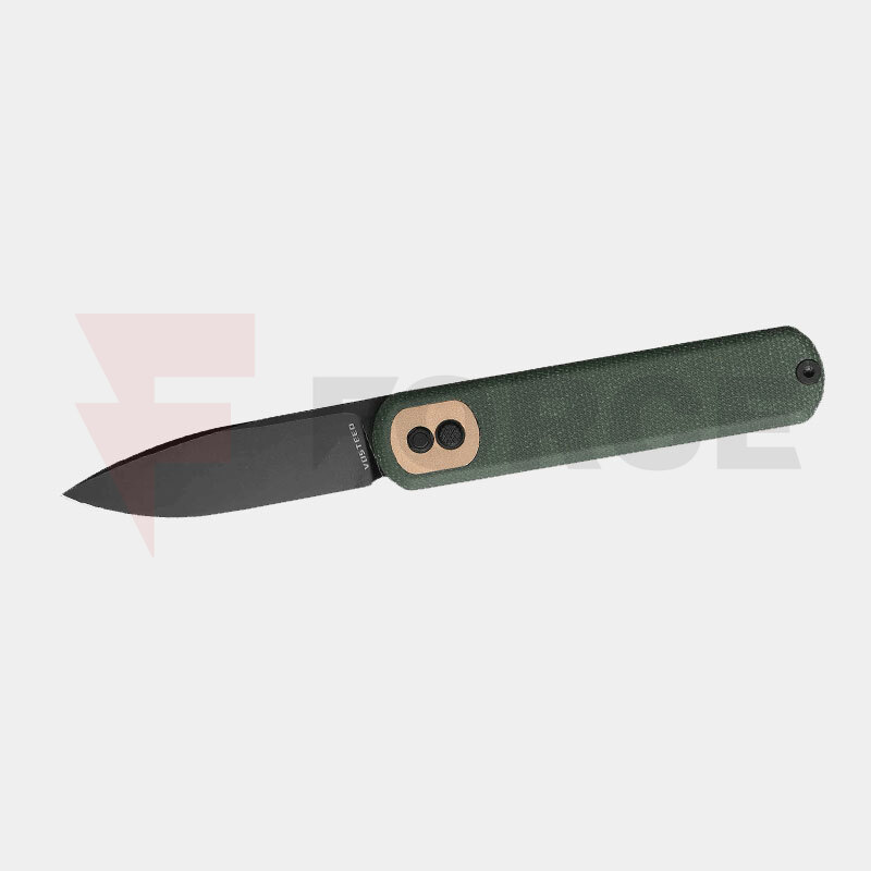 Нож-Vosteed-Corgi-14C28N-Micarta-Green-stonewashed-black
