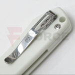 Сгъваем нож Vosteed Raccoon Crossbar Lock 14C28N G10 White » Force.BG