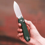 Сгъваем нож Vosteed Raccoon 14C28N Green Micarta 83мм » Force.BG