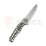 Джобен нож WE Knife 702XI Gray Titanium с M390 острие » Force.BG