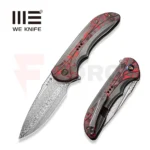 Нож WE Knife Equivik Damascus Titanium Grey & Lava Flow Carbon » Force.BG
