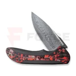 Нож WE Knife Equivik Damascus Titanium Grey & Lava Flow Carbon » Force.BG
