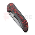 Нож WE Knife Equivik Damascus Titanium Grey & Lava Flow Carbon » Force.BG