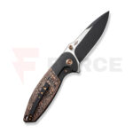 Джобен нож с титанова дръжка WE Knife Nitro OG CPM 20CV Black & Copper Foil Carbon » Force.BG