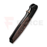 Джобен нож с титанова дръжка WE Knife Nitro OG CPM 20CV Black & Copper Foil Carbon » Force.BG