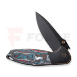 Сгъваем джобен нож WE Knife Nitro OG CPM 20CV Titanium Black & Nebula Fat Carbon » Force.BG