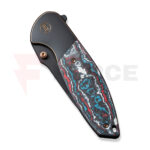 Сгъваем джобен нож WE Knife Nitro OG CPM 20CV Titanium Black & Nebula Fat Carbon » Force.BG