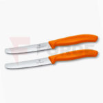 Кухненски нож за домати Victorinox Swiss Classic 11 см назъбен зелен » Force.BG