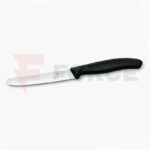 Нож за домати Victorinox Swiss Classic 11 см назъбено острие черен 2 бр » Force.BG