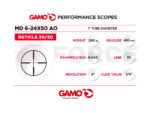 Оптика за въздушна пушка Gamo MD 6-24x50 AO Mil-Dot » Force.BG