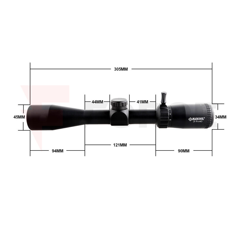 Оптика за оръжие Marcool Assailant 3-9X40 HD 30mm » Force.BG