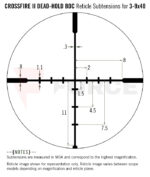 Оптика за оръжие Vortex Crossfire II 3-9x40 Dead-Hold BDC » Force.BG