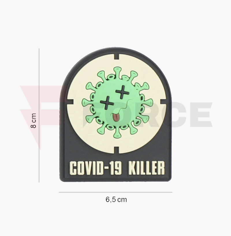 Тактически пач 3D PVC Covid-19 Killer 6.5x8 см » Force.BG