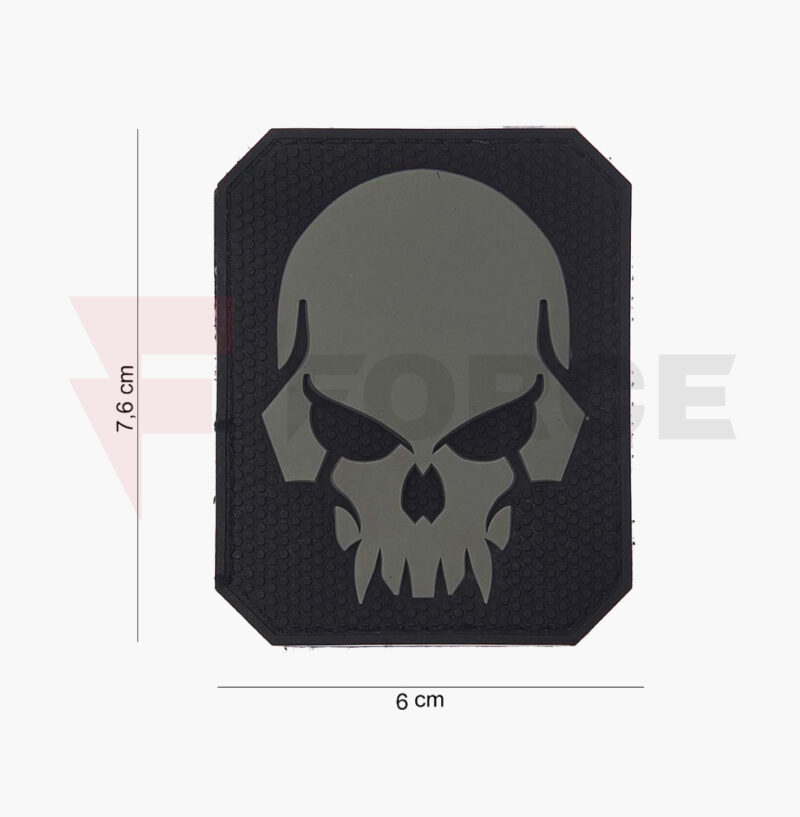 Тактически пач 3D PVC Pirate Skull 6x7.6 см » Force.BG