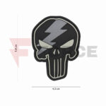 Тактически пач 3D PVC WW I Skull Grey 3.8x6.5 см » Force.BG