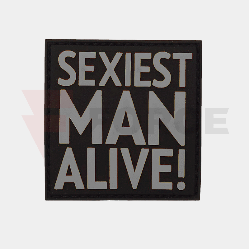 Пач 3D PVC Sexiest Man Alive Grey » Force.BG