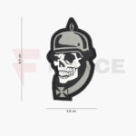 Гумен пач 3D PVC Wolf grey 8,5х9см #11138 » Force.BG