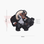 Тактически пач TF-2215 3D PVC Frogman Ox No.5 🐸 » Force.BG