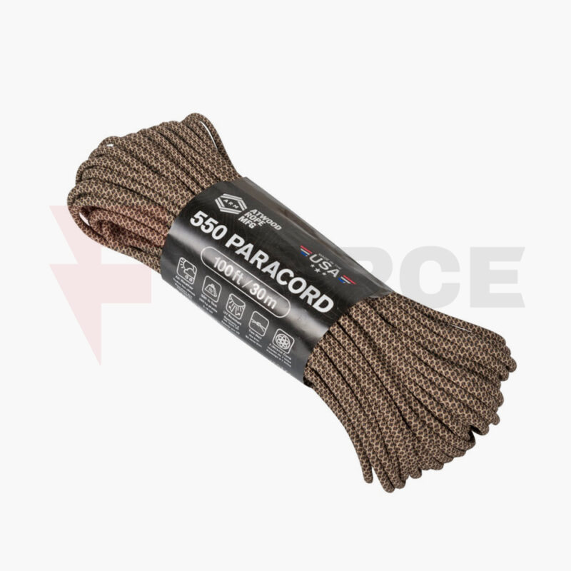 Паракорд 550lb Atwood Rope HYENA 30м - Цвят Хиена » Force.BG
