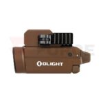 Пистолетен фенер с лазерен целеуказател Olight BALDR S 800lm Desert TAN » Force.BG