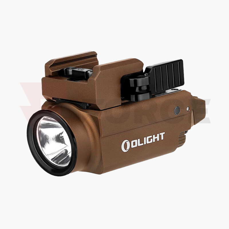 Пистолетен фенер с лазерен целеуказател Olight BALDR S 800lm Desert TAN » Force.BG