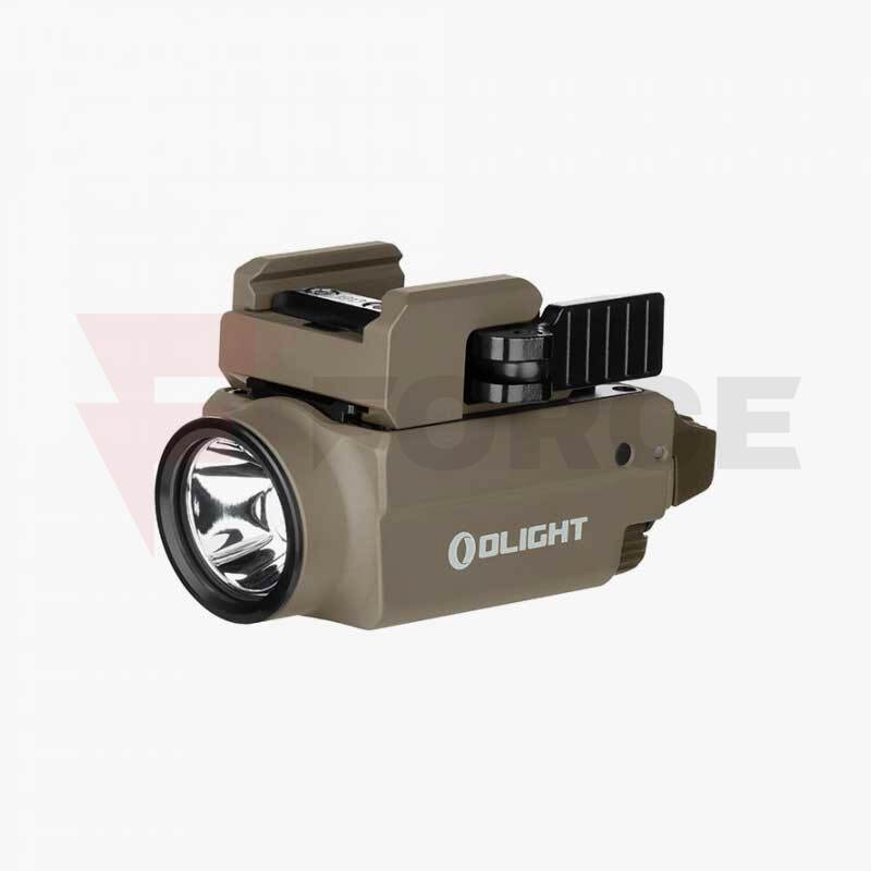 Пистолетен фенер с лазер Olight BALDR S 800lm Flat Dark Earth » Force.BG