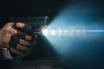 Пистолетен фенер Olight BALDR S BL със син лазер 800lm » Force.BG