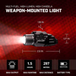 Пистолетен фенер Streamlight TLR-7 HL-X USB 1000 Lumens Black » Force.BG