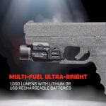 Пистолетен фенер Streamlight TLR-7 HL-X USB 1000 Lumens Black » Force.BG