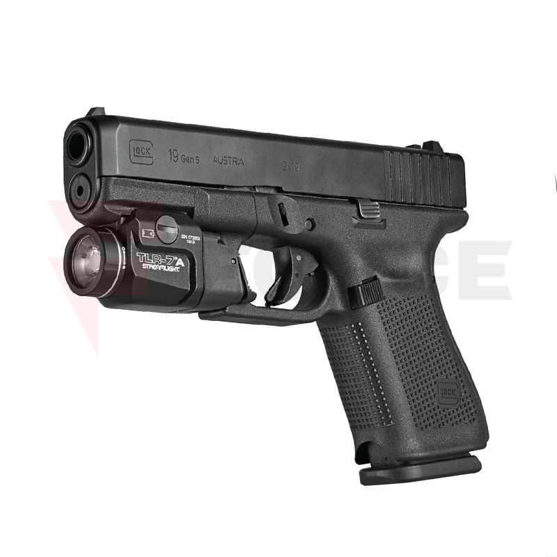 Пистолетен фенер Streamlight TLR-7А FLEX 500 lm USB Black White LED » Force.BG
