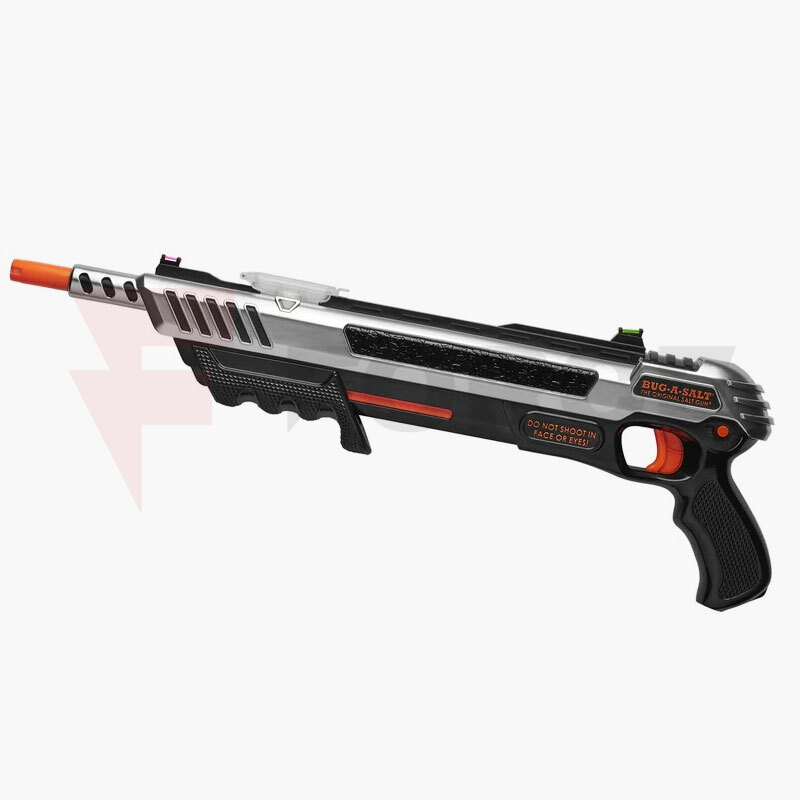 Пластмасова пушка за мухи със сол BUG-A-SALT 3.0 ADVANCED COMBAT FIBRE OPTIC сива » Force.BG