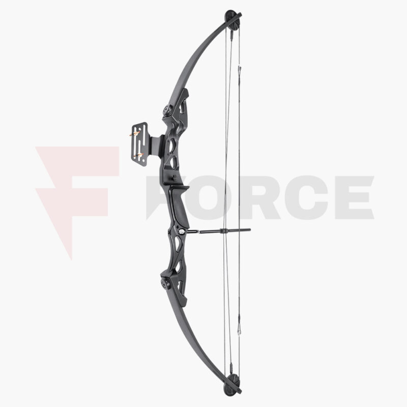 Полиспастен лък Man Kung CB55B черен 25кг 55lbs 73м/с » Force.BG
