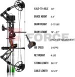Полиспастен лък SANLIDA Compound Bow DRAGON X9 Wilderness KIT 70 lbs 308 fps » Force.BG