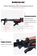 Полуавтоматична прашка WUSAN Gentian Slingshot 8mm » Force.BG
