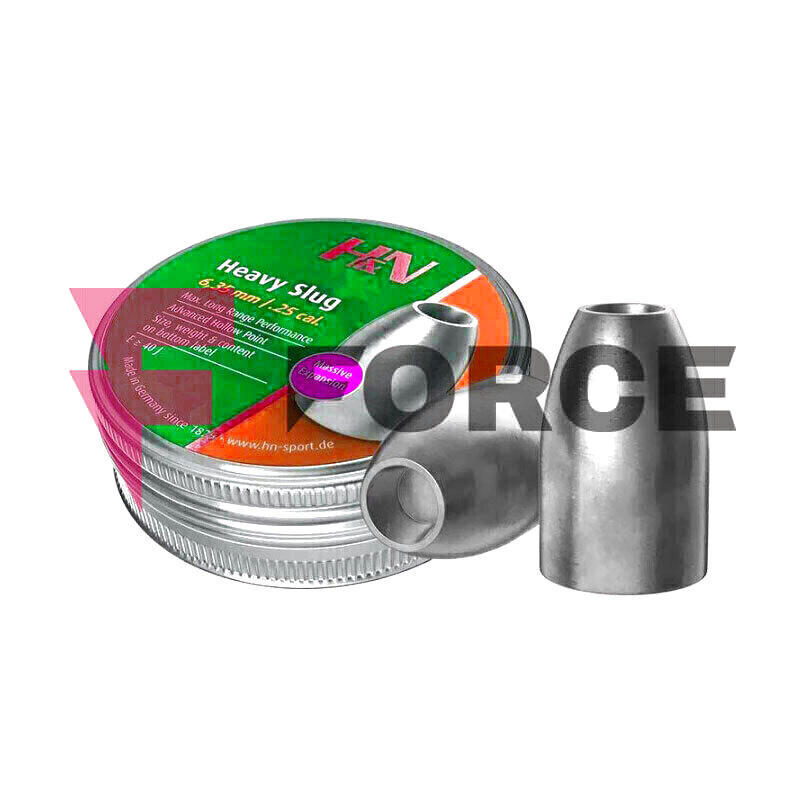 Проектил H & N Slug HP HEAVY 6.35мм .249 cal 2.98 гр 46 grains » Force.BG