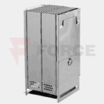 Ракетна печка Max Fuchs Rocket Stove сгъваема, с решетка, неръждаема стомана Средна » Force.BG
