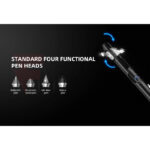 Разгъваема Химикалка Фенер Wuben Gecko E61 Best Folding EDC Pen Light 130 Лумена Black » Force.BG