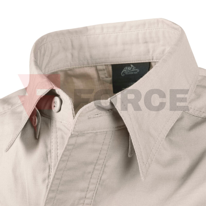 Тактическа риза с къс ръкав Helikon-tex Defender Mk2 Khaki Ripstop » Force.BG