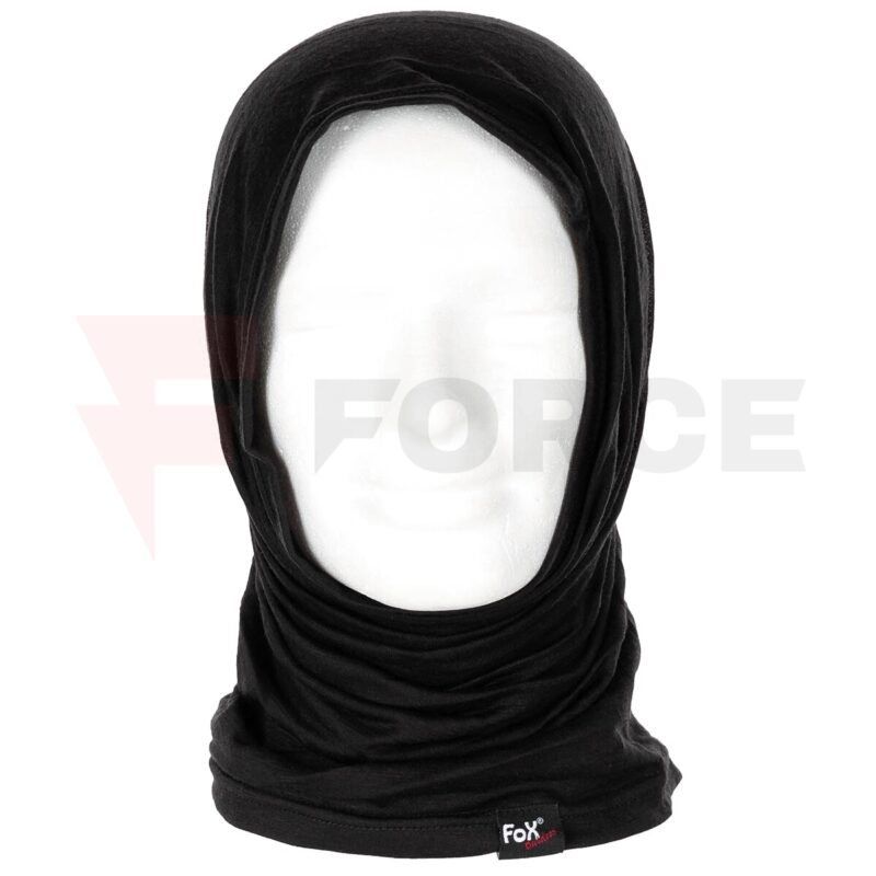 Многофункционален шал Max Fuchs Merino Lite 50х25 см черен » Force.BG
