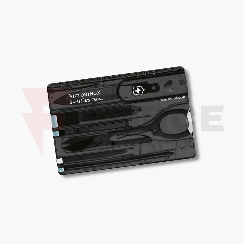 Джобен нож карта Victorinox SwissCard Onyx 10 функции 26 г » Force.BG