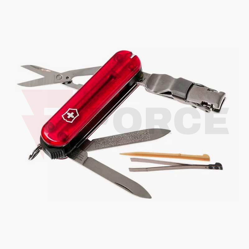 Джобен нож с нокторезачка Victorinox Swiss Nail Clip 580 Ruby » Force.BG