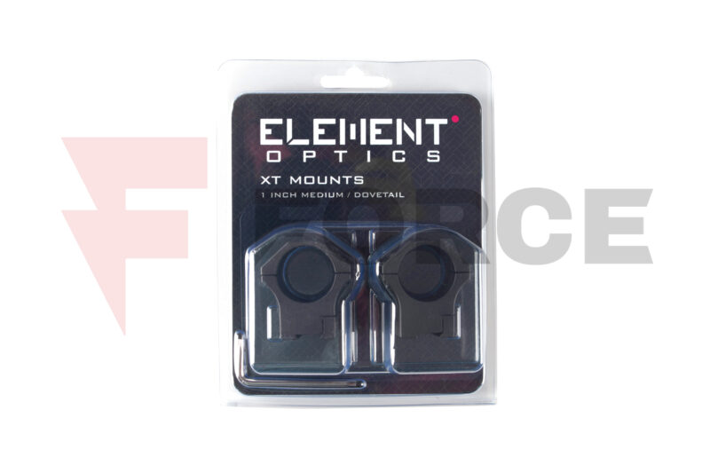 Скоби за Оптика ELEMENT XT MOUNTS 30мм Picatinny Високи » Force.BG