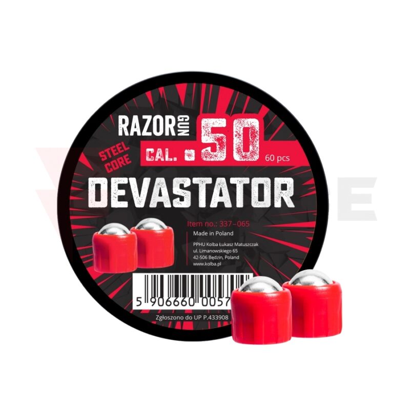 Стоманени топчета Razor Gun Devastator .50 cal за HDR50 кутия 60бр » Force.BG