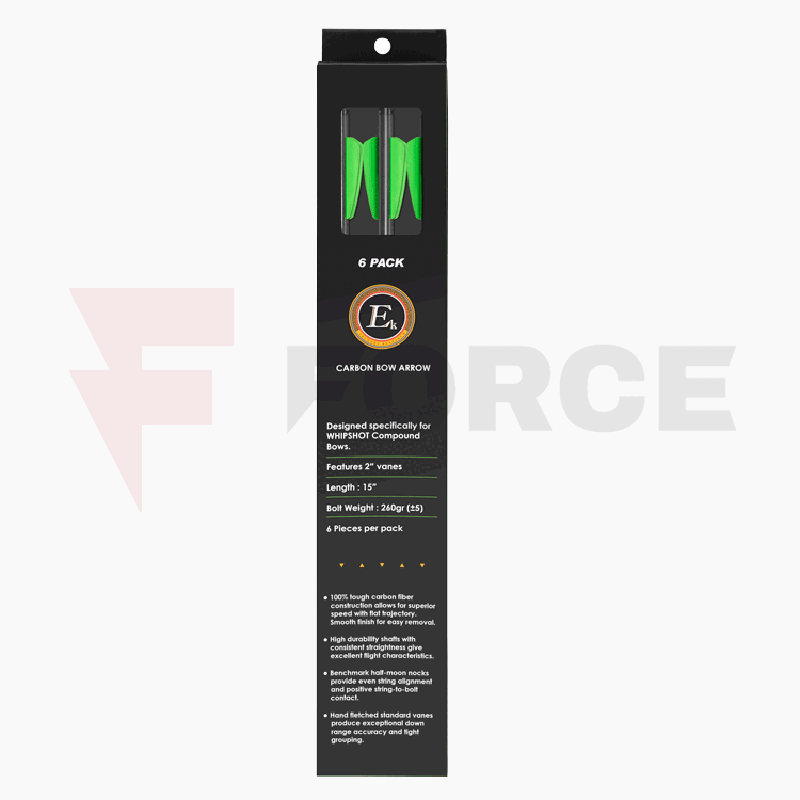 Стрели за лък EK Archery 15" WHIPSHOT CARBON ARROW » Force.BG