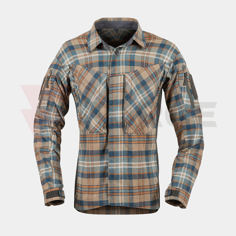 Тактическа риза Helikon-tex MBDU Flannel Shirt Ginger Plaid » Force.BG