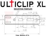 Тактическа щипка за колан за кобури и кании Ulticlip XL » Force.BG