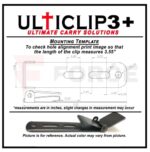 Тактическа щипка за колан за кобури Ulticlip 3+ » Force.BG