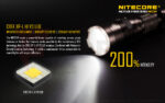 Тактически фенер Nitecore MH27UV 1000 лумена 462 м » Force.BG
